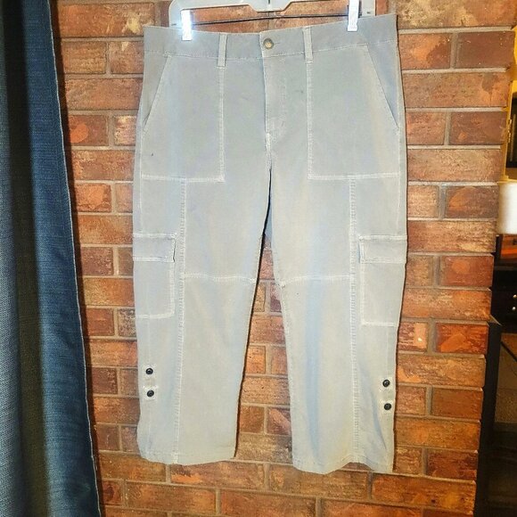 Cosmic Blue Love Women's Cargo Pants - Lt Khaki - Size 31 - Picture 1 of 16